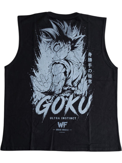 Playera Tank Goku UI 270 grs de Algodon WF Urban