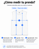 Playera Tank Vegeta 270 grs de Algodon WF Urban